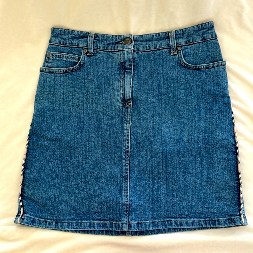 Burberry Jean Skirt